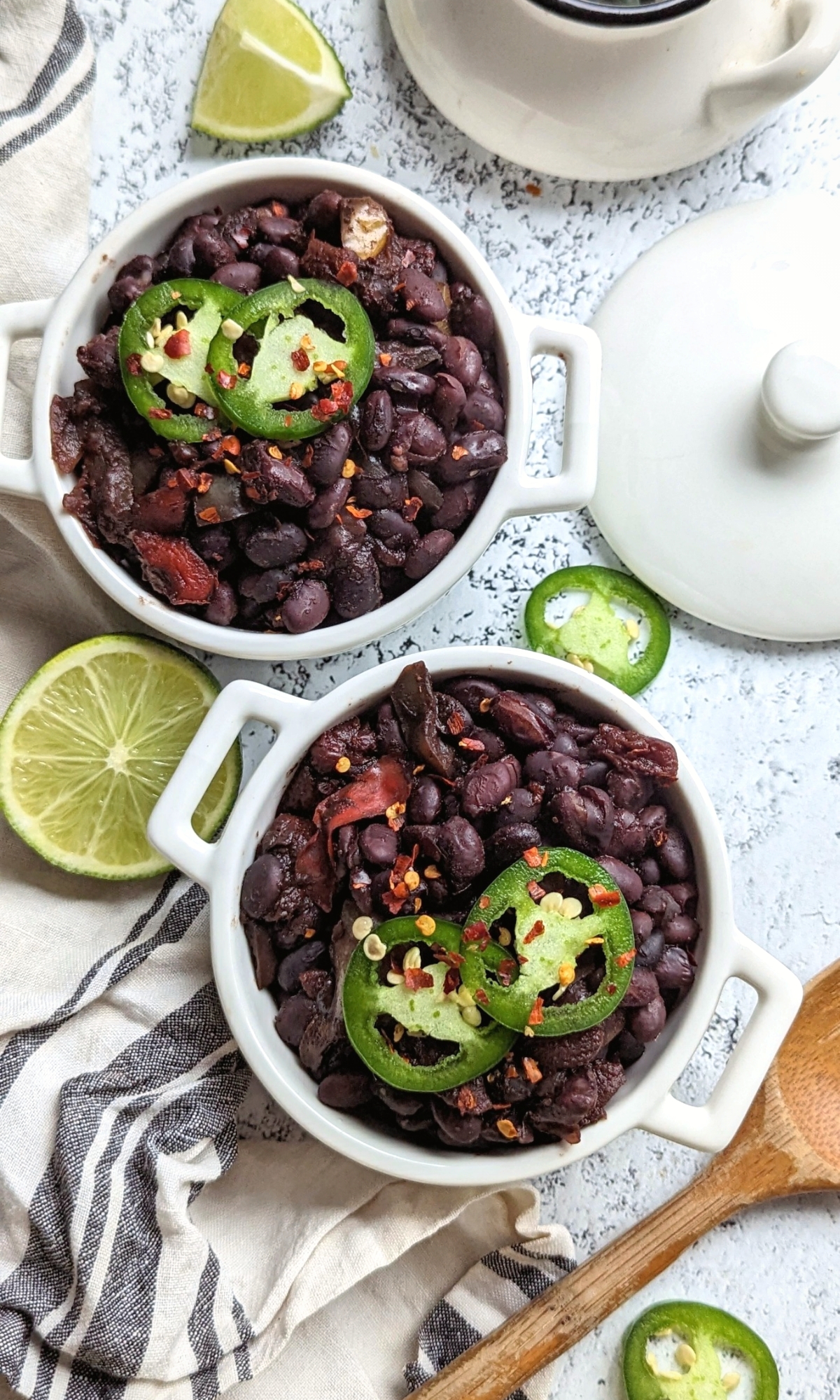 vegan black bean recipes easy healthy instant pot black beans with jalapenos and peppers