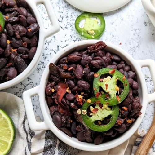 vegan instant pot black beans for tacos burritos or queso mexican black beans pressure cooker recipes no soak