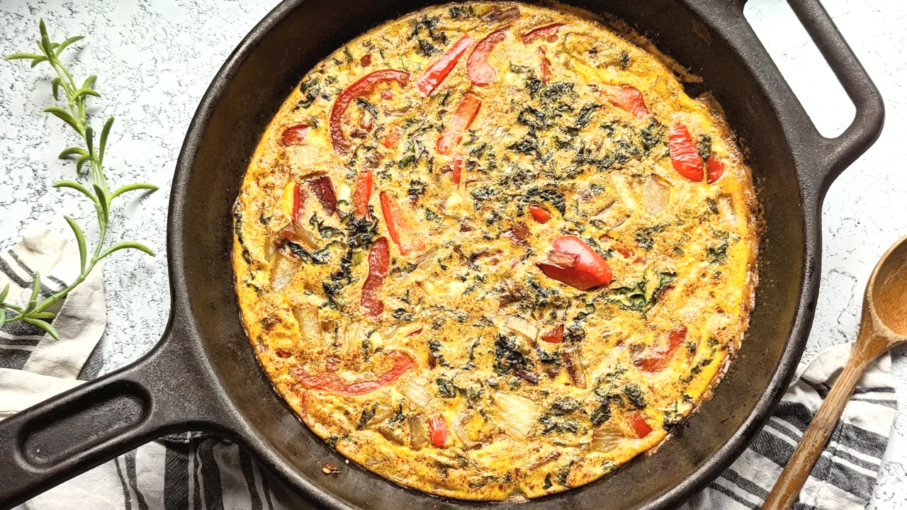 non dairy frittata recipe no butter no milk breakfasts dairy free breakfast recipes with eggs keto vegetarian breakfasts