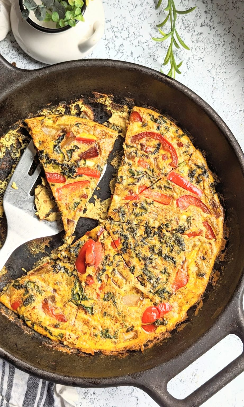 Dairy Free Frittata Recipe (No Milk or Butter) The Herbeevore