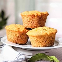 mini corn muffins recipe with sour cream cornbread mix for an easy breakfast snack or side dish.