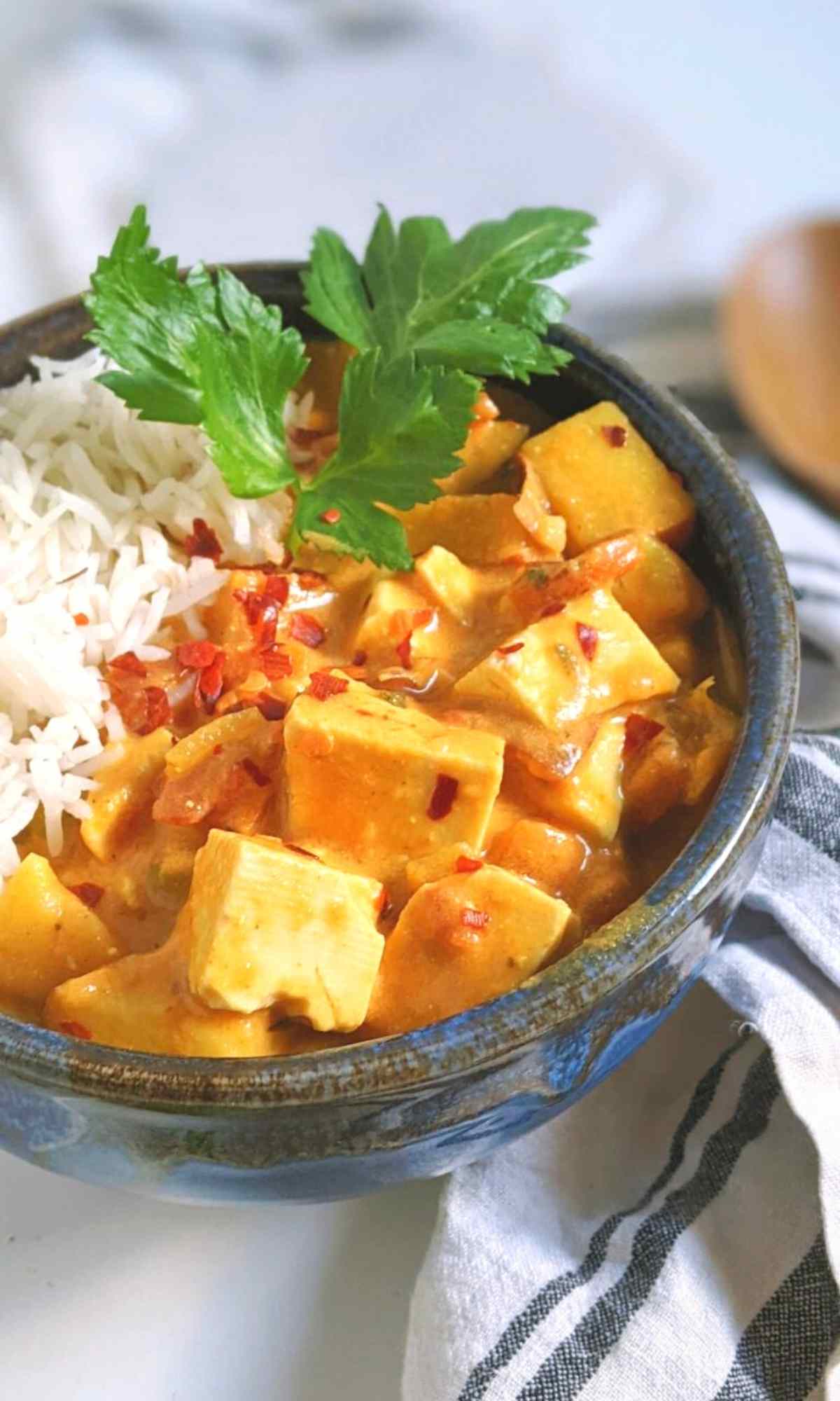 tofu curry recipes with vegetables and rice spicy coconut tofu curry with coconut milk veggies and fresh herbs
