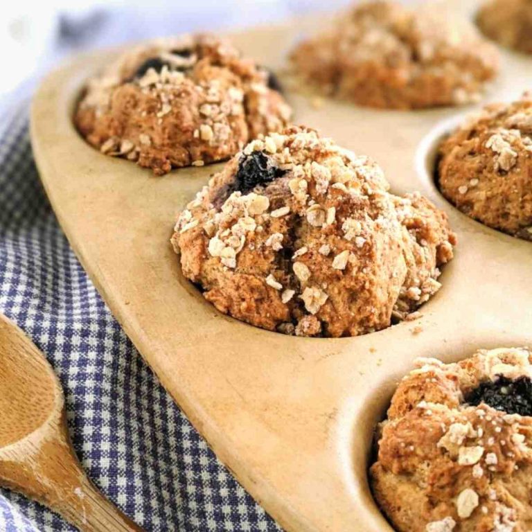 Vegan Sourdough Blueberry Muffins Recipe
