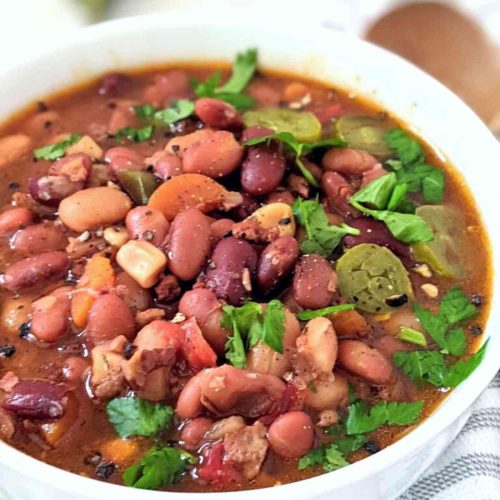 cowboy beans recipe vegan gluten free high protein vegetarian bean soup recipes healthy bean stew with barbecue beans