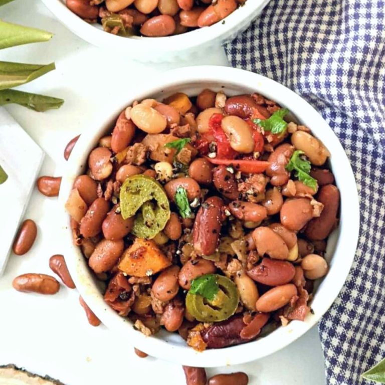 Instant Pot Cowboy Beans Recipe - The Herbeevore