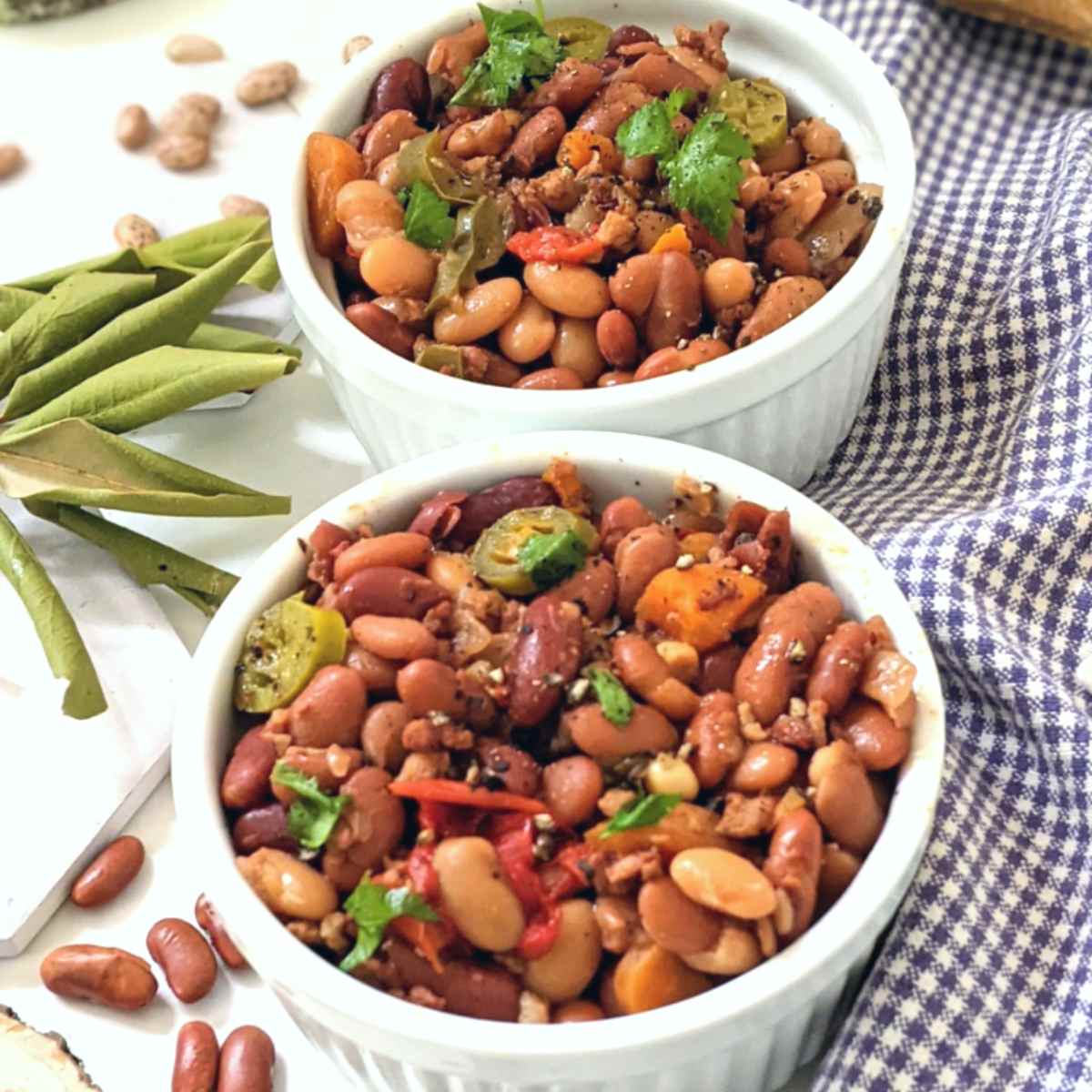 instant pot cowboy beans recipe vegan gluten free pressure cooker cowboy beans high protein summer bbq side dishes baked beans recipes
