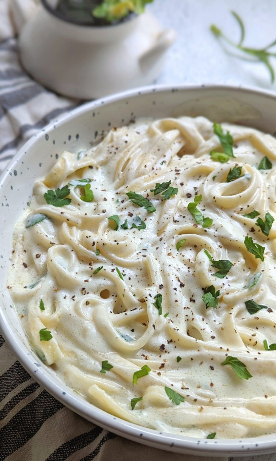 Sour Cream Alfredo Pasta Sauce Recipe The Herbeevore