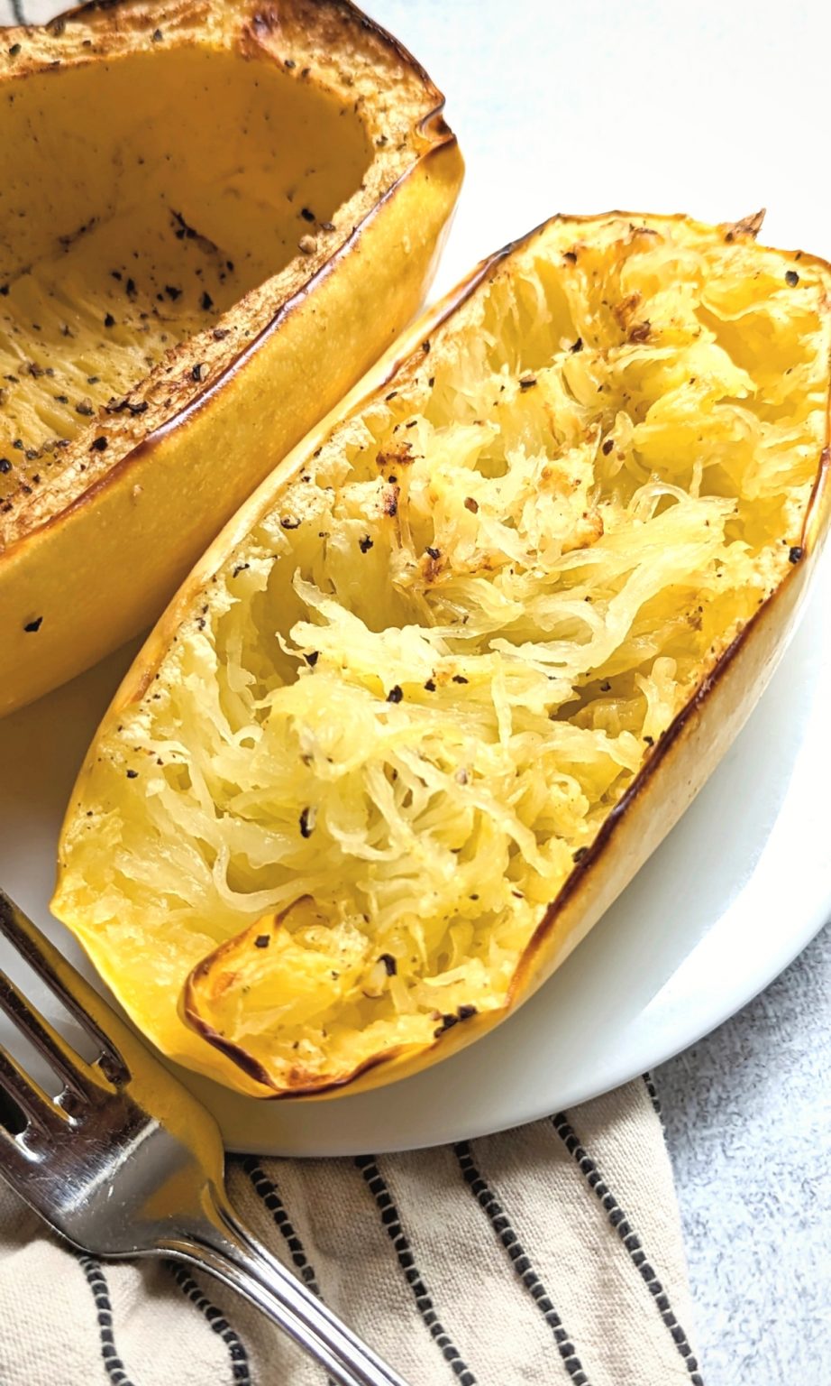 How to Cook Spaghetti Squash in the Air Fryer - The Herbeevore