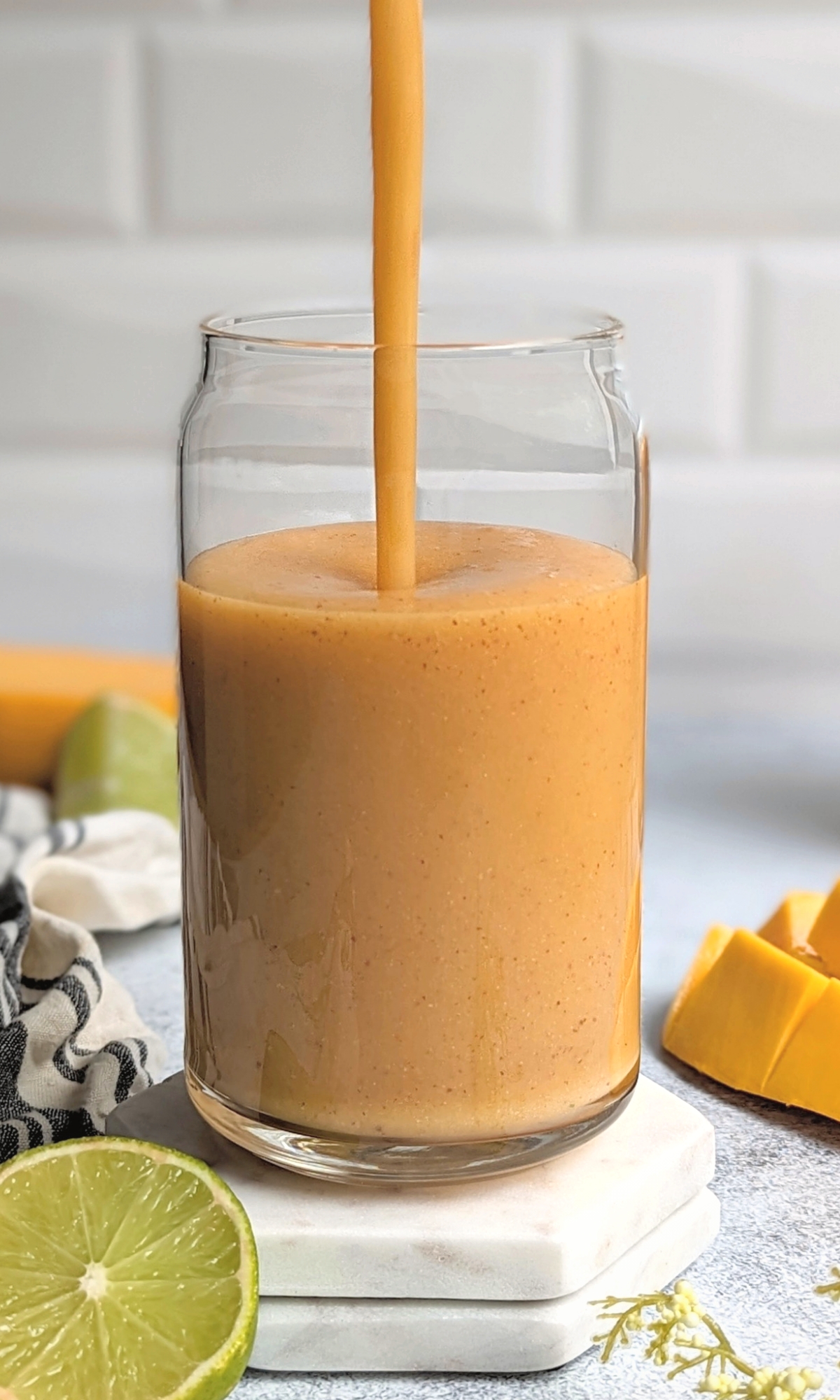 smoothie with papaya mango and lime juice easy healthy breakfast recipes raw vegan gluten free tropical smoothies