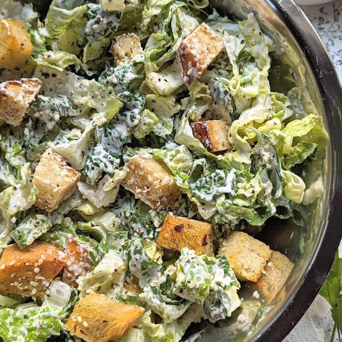Vegetarian Caesar Dressing Recipe (Without Anchovies)