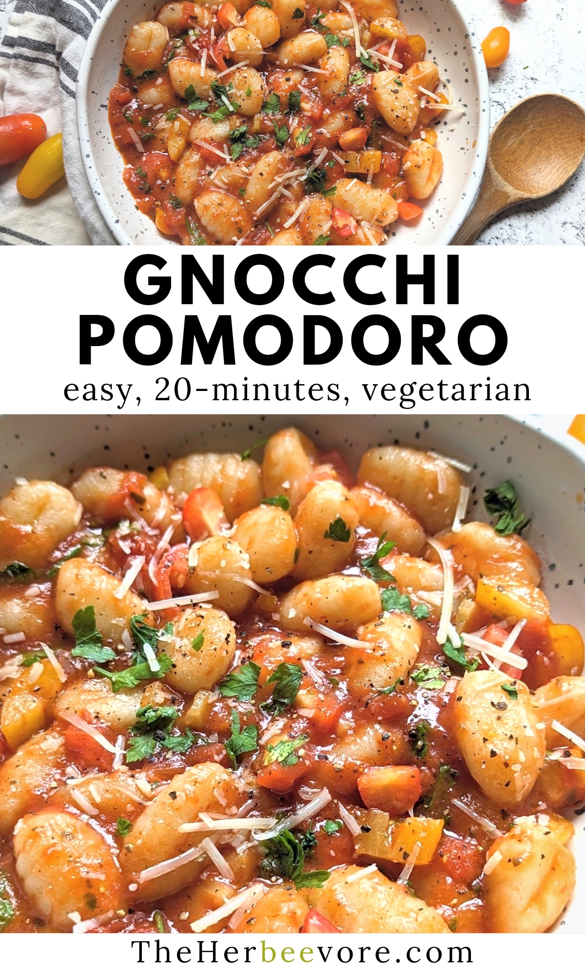 gnocchi pomodoro pasta recipe easy 20 minute pastas vegetarian dinners with gnocchi and simple tomato sauce