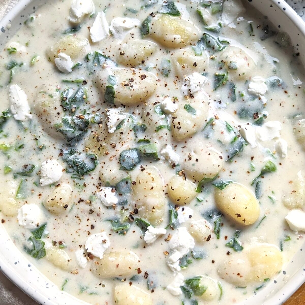blue cheese gnocchi alla gorgonzola sauce without cream easy pasta recipes with spinach garlic and a creamy milk sauce