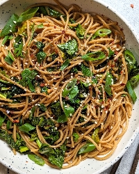 spaghetti stir fry
