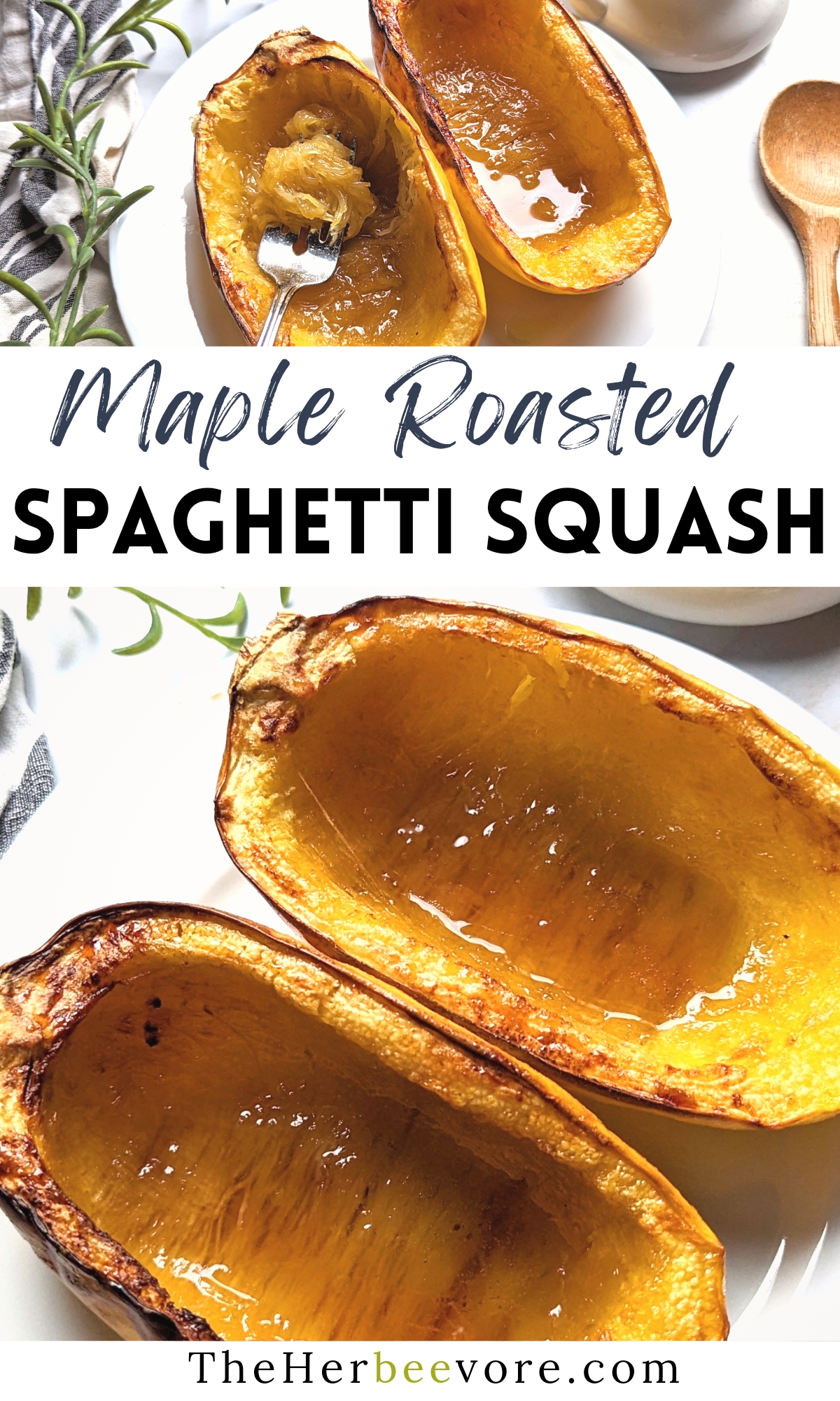 maple roasted spaghetti squash recipe vegetarian easy plant based sweet spaghetti squash ideas for side dishes holiday recipes
