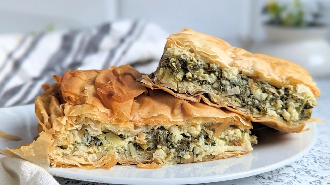 greek spinach pie recipe easy vegetarian authentic recipes