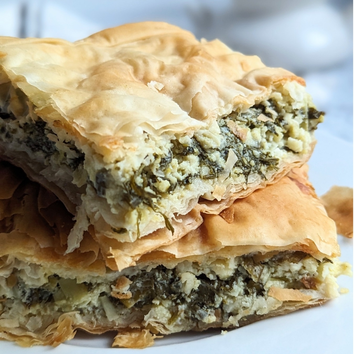 authentic spanakopita recipe greek spinach leek pie vegetarian