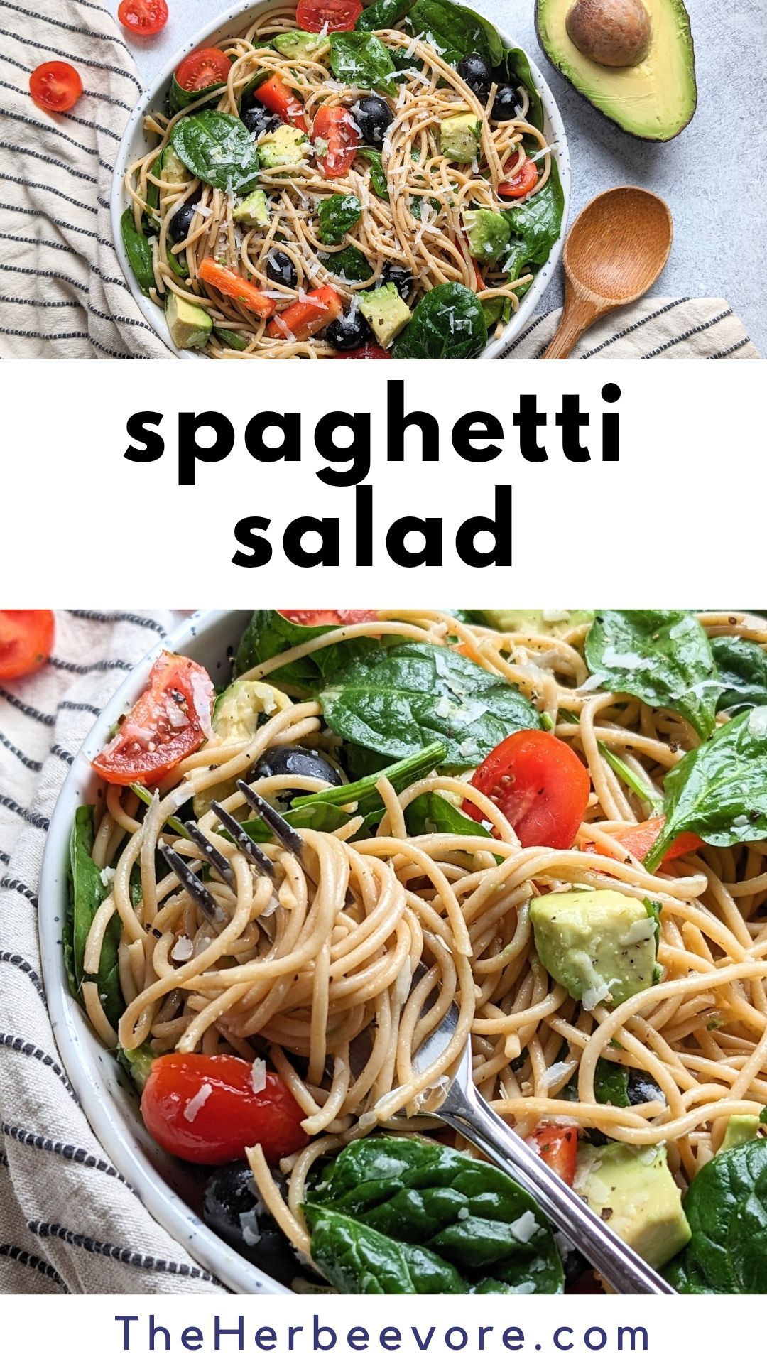 spaghetti salad with italian dressing vinaigrette recipe easy vegetarian potluck recipes