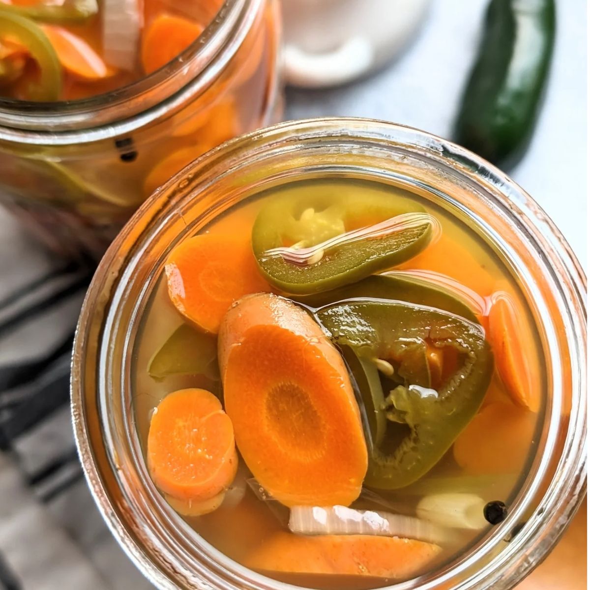 vegan spicy pickled carrots recipe gluten free carrots with peppers taco carrots recipe mexican spiced carrots condiment gardinera
