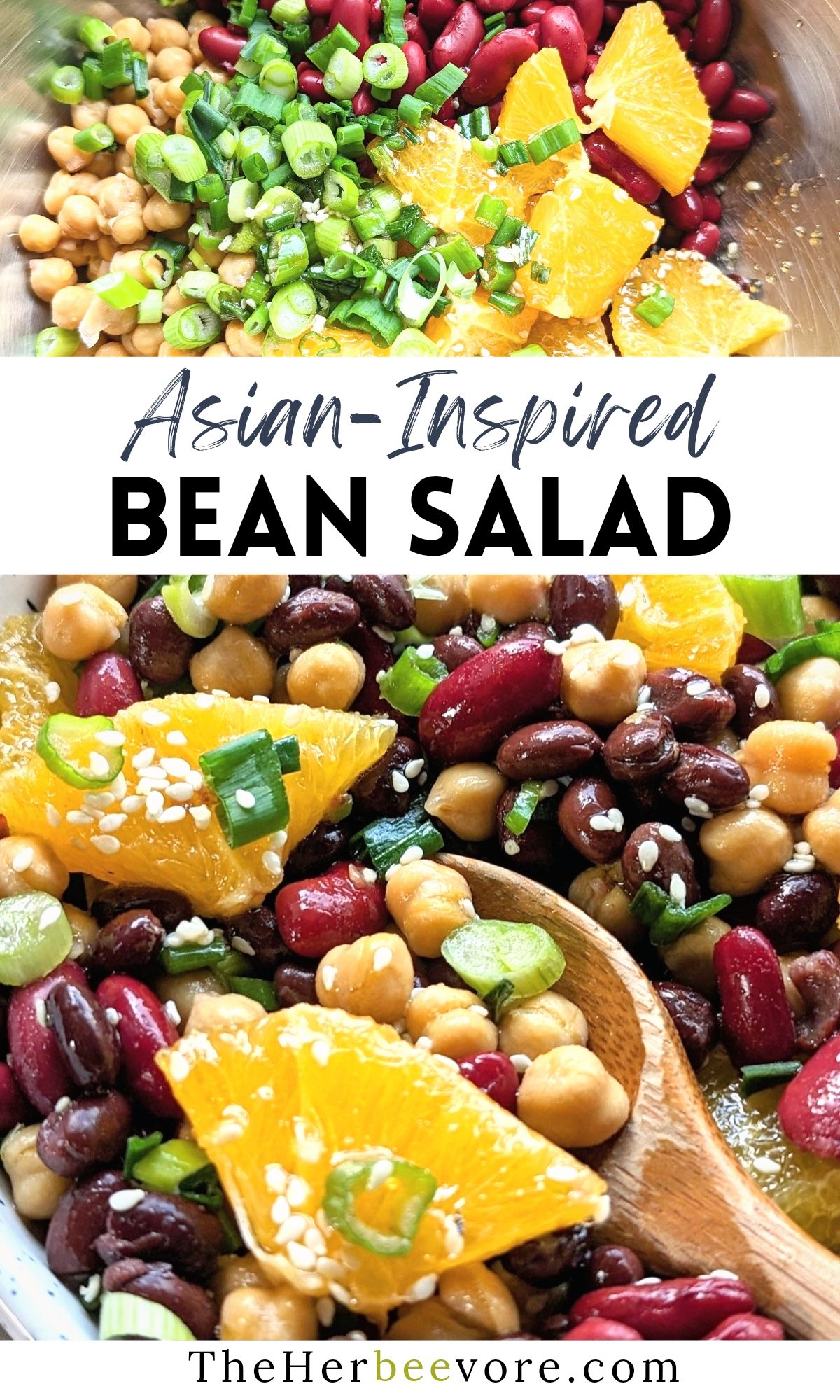 asian inspired bean salad recipe orange sesame bean salad ideas with new flavors