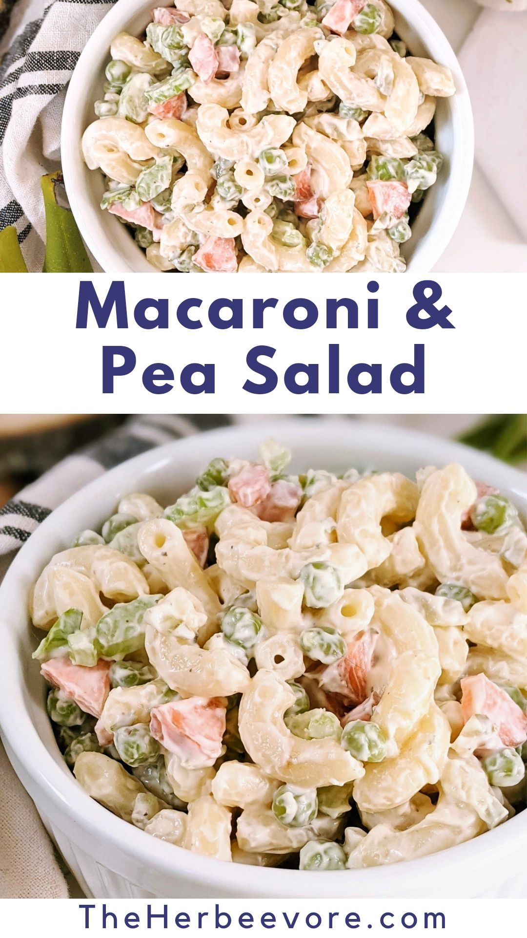 macaroni salad recipe with peas mayonnaise carrots bell pepper sweet relish and cheddar cheese