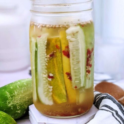 refrigerator pickles without dill easy homemade pickle recipe with no dill needed.