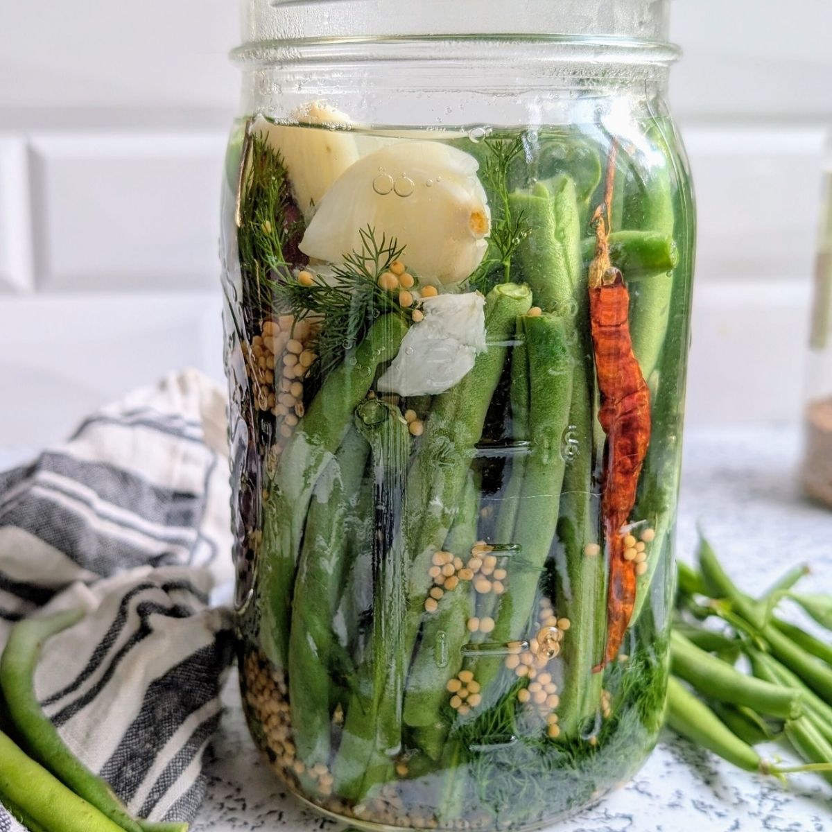 Spicy Pickled Green Beans Recipe