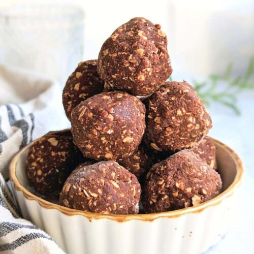 vegan protein balls with oat meal healthy oats desserts chocolate oats and protein powder vegan vegetarian gluten free