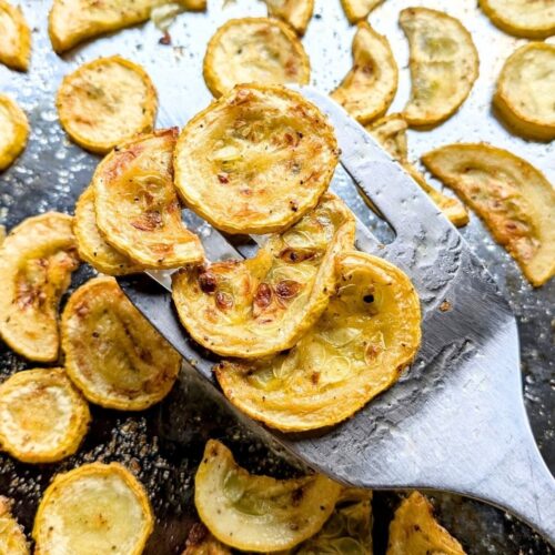 oven roasted crookneck squash recipe with yellow squash sheet pan recipes bake squash with olive oil salt and pepper