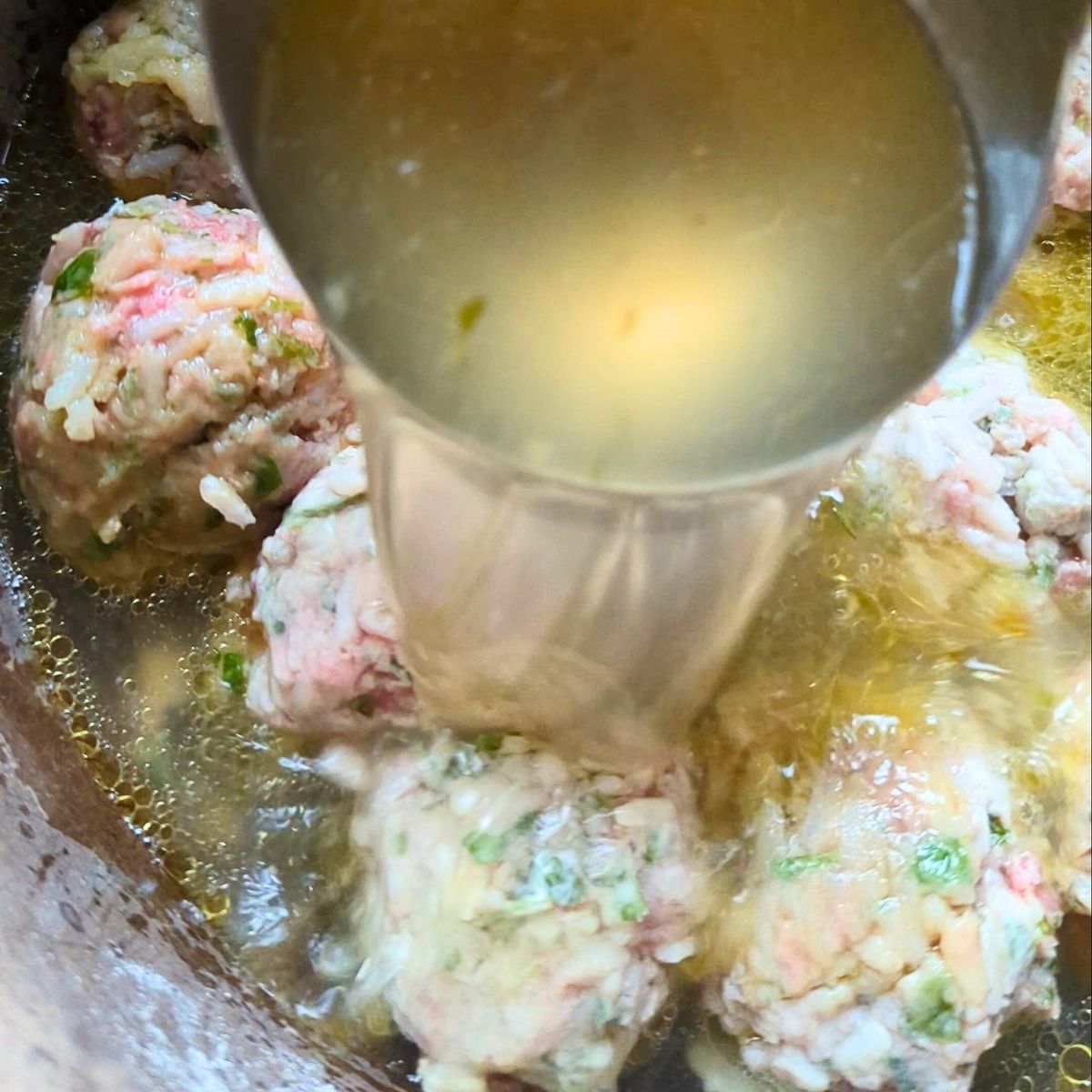 meatball with chicken broth youvarakia recipe greek meatball soup how to make