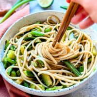 udon salad chlorella noodles recipe healthy green noodles green goddess noodle salad vegan vegetarian