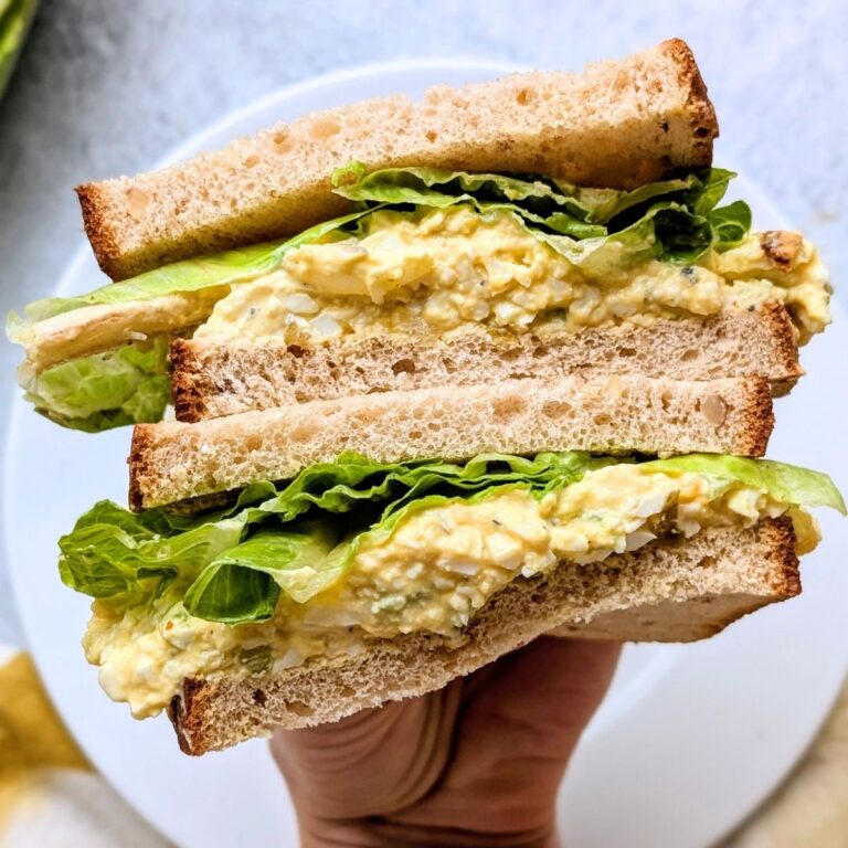 ranch egg salad sandwich recipe with arugula lettuce no mayo egg salad sandwiches without mayonnaise use creamy ranch dressing gluten free dairy free