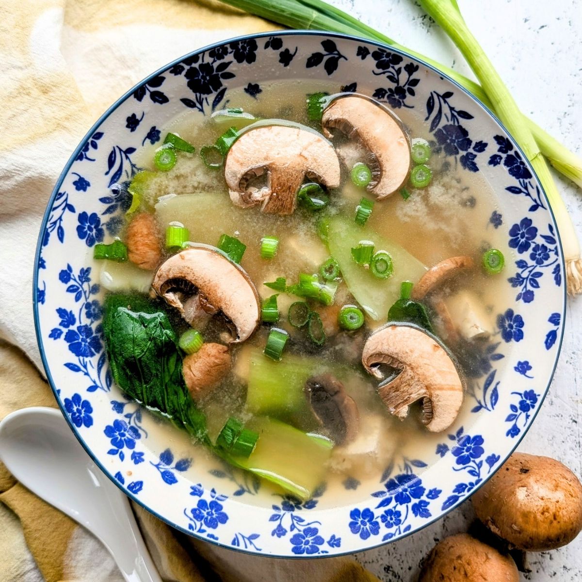 Miso Soup with Mushrooms Recipe