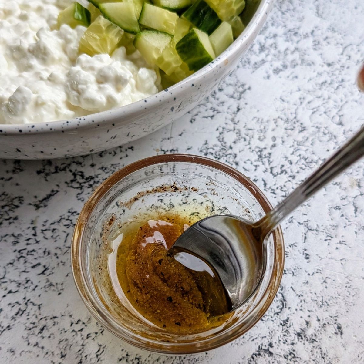 red wine vinegar dressing for cottage cheese vegetable salad