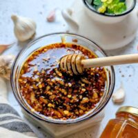 chopped garlic and honey sauce low sodium vegetarian gluten free plant based sauces for meats and chicken marinades with honey garlic