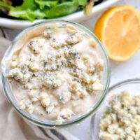 Greek yogurt blue cheese recipe for salads or as a dip