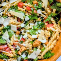 pasta salad with marinated cheese fresh mozzarella pasta salad with veggies and noodles